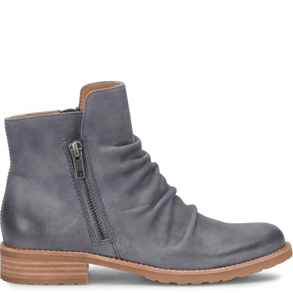 NWT Sofft Beckie II Leather Booties Color Storm Blue Sz 6,5 - Picture 2 of 16